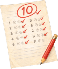 El número 10 es el examen