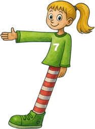 El número 7 es la niña