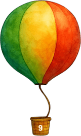 El número 9 es el globo